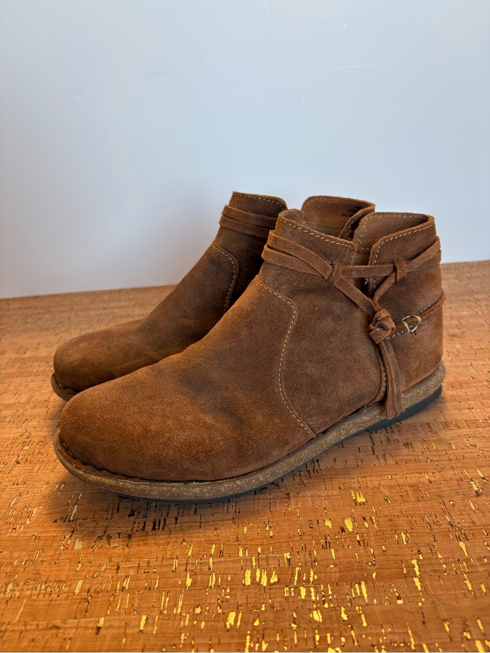 Born Brown Suede Ankle Boots